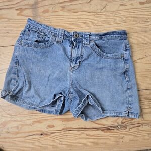 Faded Glory Blue Denim Shorts Size 8